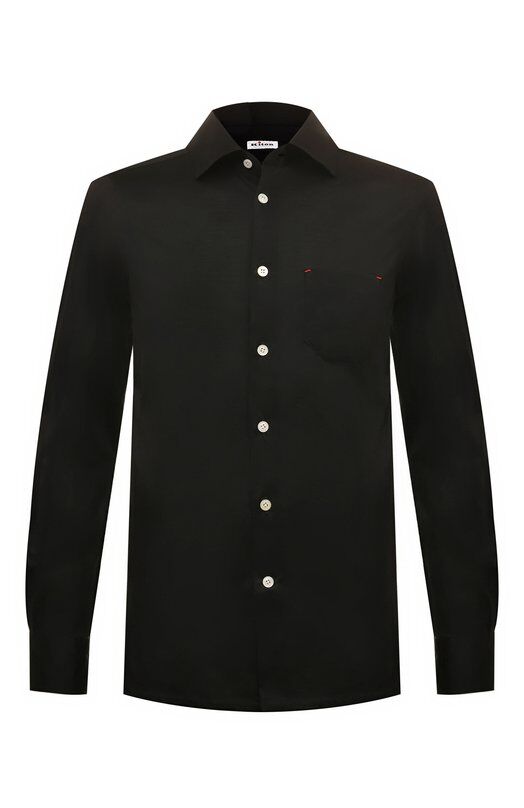 Хлопковая рубашка Kiton UMCNERH0909411 фото 1