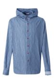 Хлопковая рубашка Kiton UMCMARH0912901_46-50 фото 1