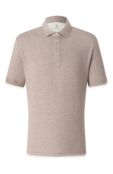 Поло изо льна и хлопка Brunello Cucinelli MW8353966 фото 1