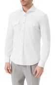 Хлопковая рубашка Brunello Cucinelli ME8546666 фото 3