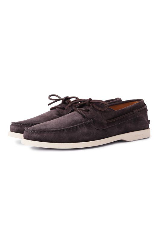 Замшевые топсайдеры Kiton USSA264N0118206 фото 1