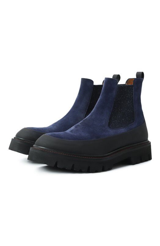 Замшевые челси Kiton USSA195N0112505 фото 1