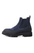 Замшевые челси Kiton USSA195N0112505 фото 4