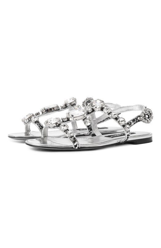 Кожаные сандалии Bianca Dolce & Gabbana CQ0601/A6I20 фото 1