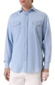 Джинсовая рубашка Brunello Cucinelli MR6834008 фото 3