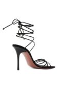 Замшевые босоножки Lori 95 Amina Muaddi L0RI LACE UP 95 фото 5