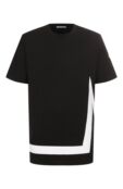 Хлопковая футболка Moncler 8C00001/8390T/999 фото 1
