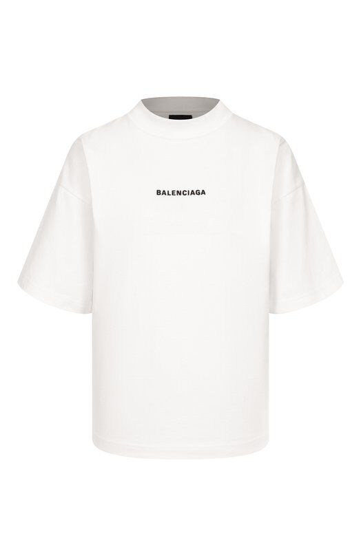 Хлопковая футболка Balenciaga 818431/TPVK1 фото 1