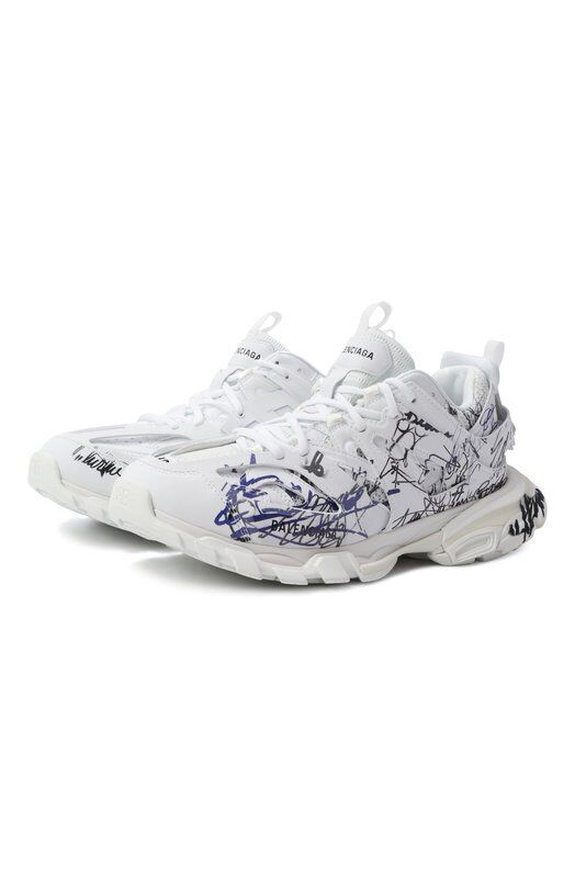 Комбинированные кроссовки Track Autographe Balenciaga 542023/WTKAU фото 1