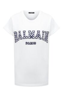 Хлопковая футболка Balmain