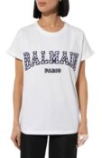 Хлопковая футболка Balmain DF0EF010/BC83 фото 3