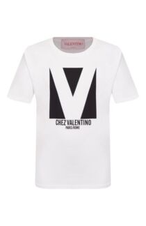 Хлопковая футболка Valentino