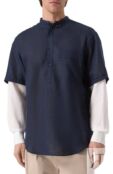 Льняная рубашка Giorgio Armani GM001396/TE11049 фото 3