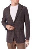 Пиджак из шерсти и хлопка Canali J0147/JJ02554 фото 5