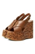 Кожаные босоножки Maxime Chloé CHC24A02YLU фото 1