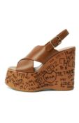 Кожаные босоножки Maxime Chloé CHC24A02YLU фото 4