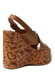 Кожаные босоножки Maxime Chloé CHC24A02YLU фото 5