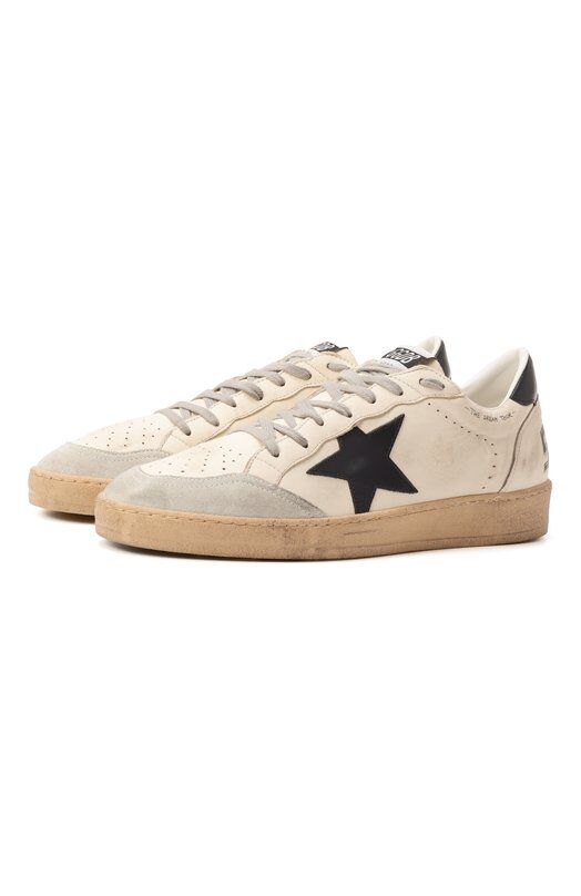 Кожаные кеды Ball Star Golden Goose Deluxe Brand GMF00117.F006869 фото 1