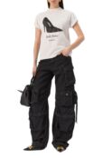 Хлопковая футболка Balenciaga 809122/TSVN4 фото 2