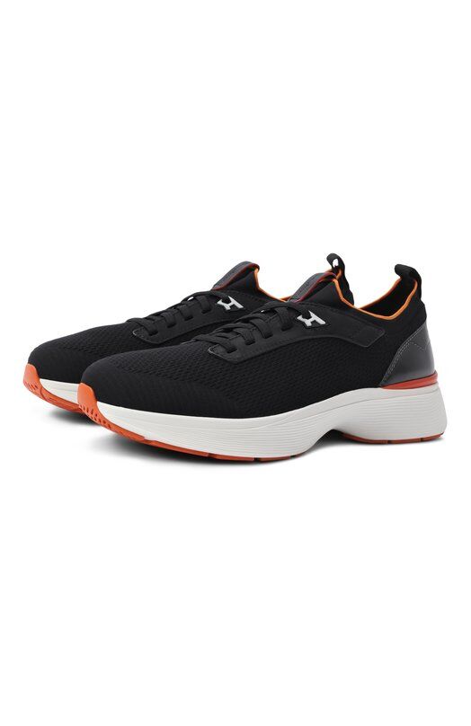 Текстильные кроссовки Bounce Santoni MBBG22082BARN0FY фото 1
