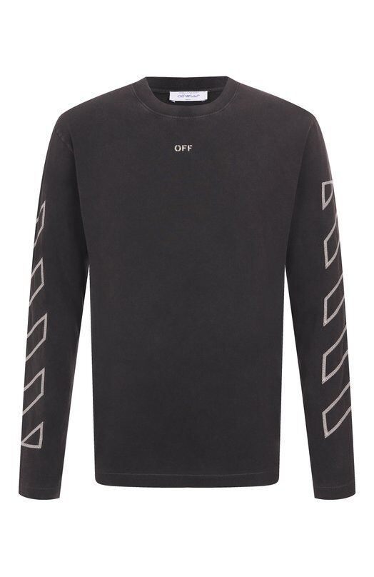 Хлопковый лонгслив Off-White 0MAB086S25JER004 фото 1