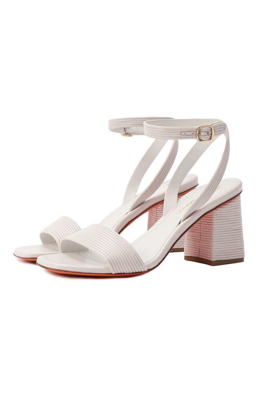 Кожаные босоножки Santoni WHVG71550HM7T0NL фото 1