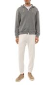 Толстовка из кашемира и хлопка Brunello Cucinelli MM8329069G фото 2