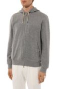 Толстовка из кашемира и хлопка Brunello Cucinelli MM8329069G фото 3