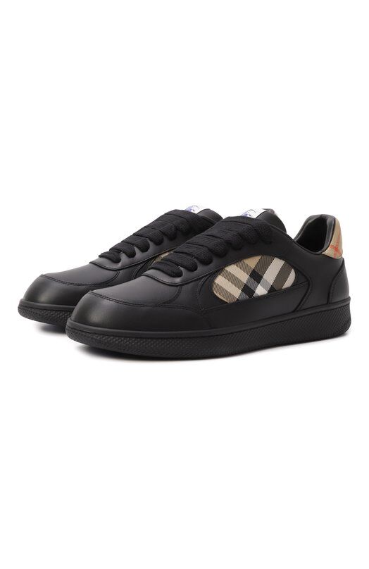 Комбинированные кеды Terrace Burberry 8108650 фото 1