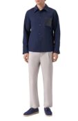 Куртка-рубашка из хлопка и льна Jacob Cohen 25E P/JUM_E0022 080 T747A RW фото 2