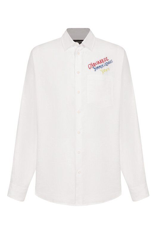 Льняная рубашка Dsquared2 S78DM0048/D35294 фото 1