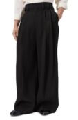 Брюки из вискозы и шелка Jil Sander J21KA0265/J65005 фото 3