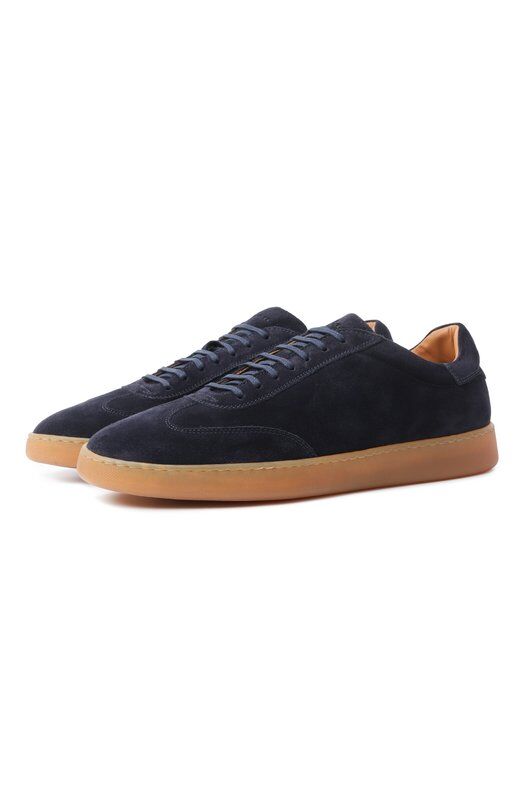 Замшевые кеды Kiton USSA267N0118705 фото 1