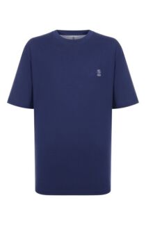 Хлопковая футболка Brunello Cucinelli