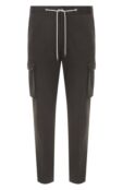 Брюки-карго из шерсти и хлопка Corneliani 254L14-2518800 фото 1