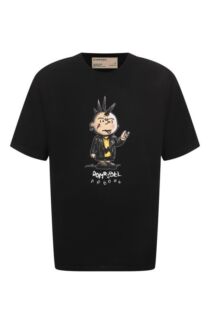 Хлопковая футболка DOMREBEL