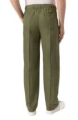 Брюки изо льна и хлопка Kiton UPR003LK0636F08 фото 4