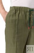 Брюки изо льна и хлопка Kiton UPR003LK0636F08 фото 5