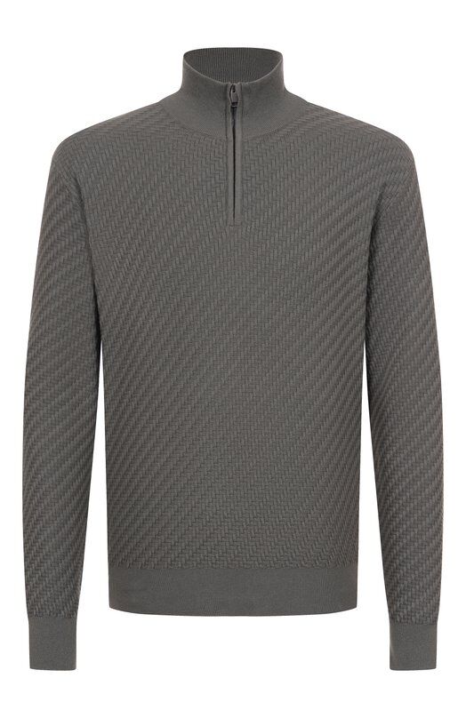 Джемпер из хлопка и шелка Brioni UMS70L-PAK22 фото 1