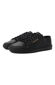 Кожаные кеды Saint Laurent