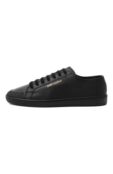 Кожаные кеды Saint Laurent 820087/00N00 фото 4