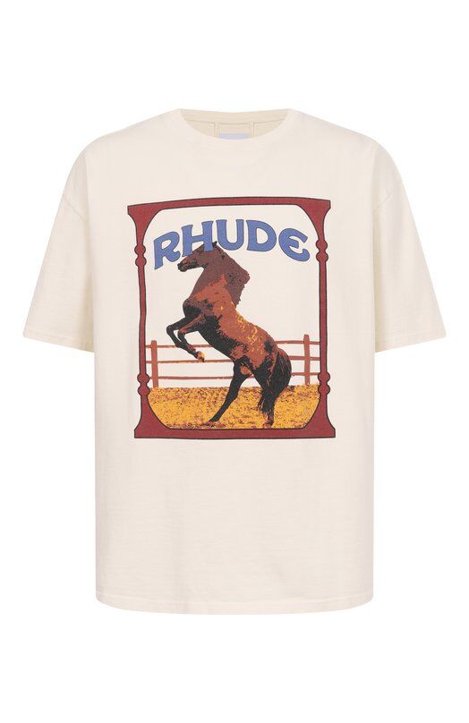 Хлопковая футболка Rhude RHSS25TT05012 фото 1