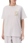 Хлопковая футболка AECA WHITE AWCMSSBDTTSOV003C0.LIGHT GREY (S) фото 3