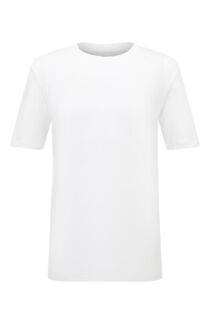 Футболка из хлопка и шелка Brunello Cucinelli