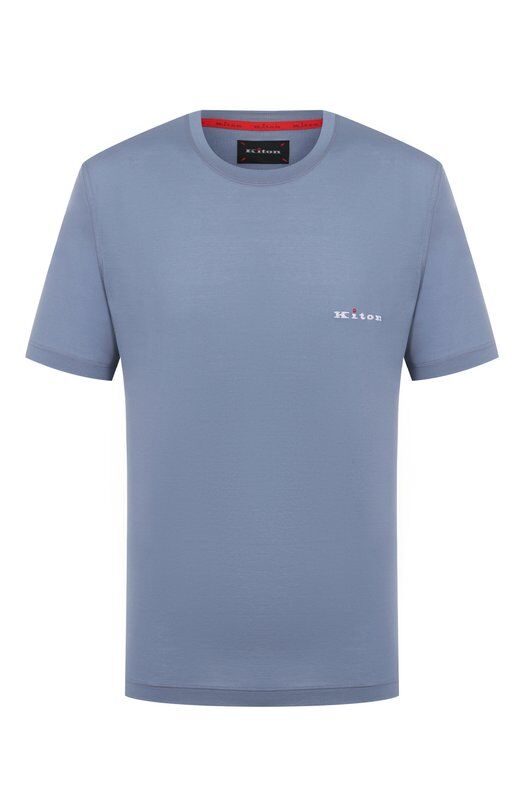 Хлопковая футболка Kiton UMK0717K316 фото 1