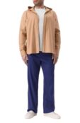 Брюки из хлопка и льна Kiton UPR005LK0603F02 фото 2