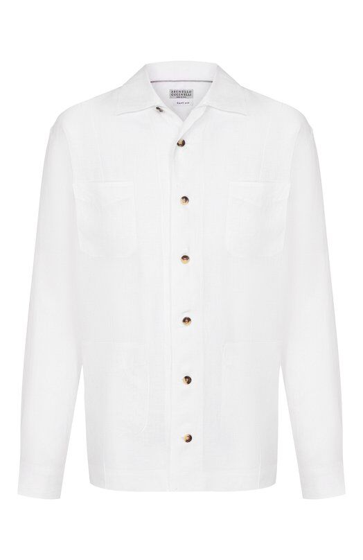 Льняная рубашка Brunello Cucinelli MM6840648 фото 1