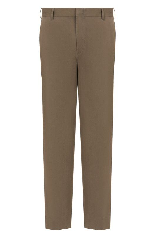 Брюки изо льна и хлопка Brioni RPC20L-PA106 фото 1