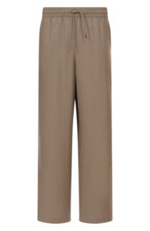 Брюки изо льна и вискозы Emporio Armani