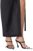 Замшевые мюли Mugler MUSS24SC014_TL001 фото 3